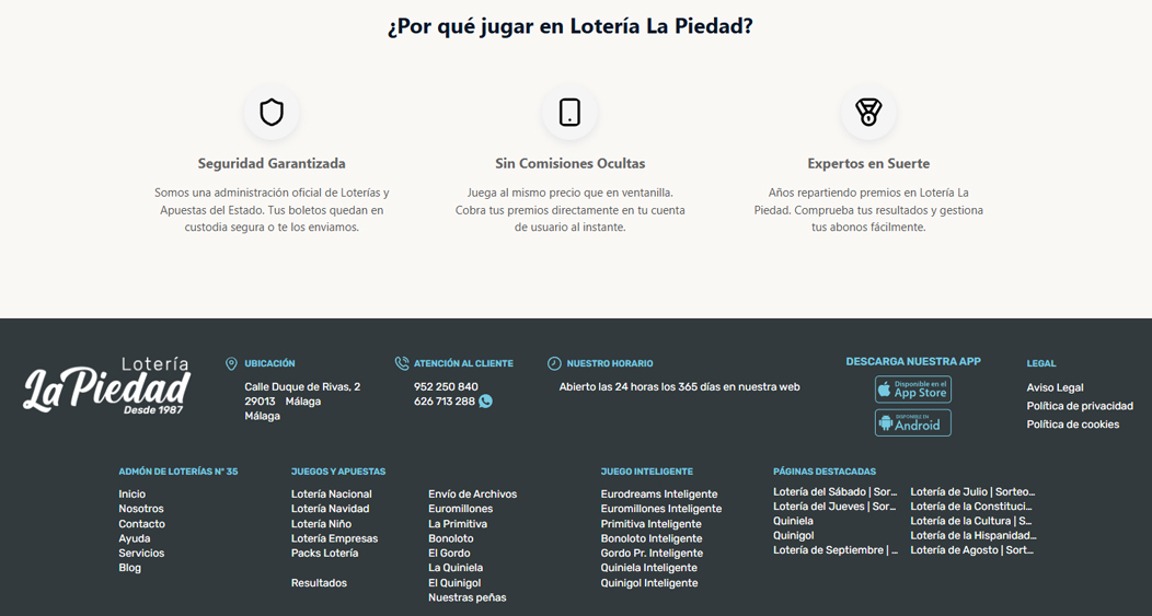 Por qué jugar en Lotería La Piedad - Razones de peso