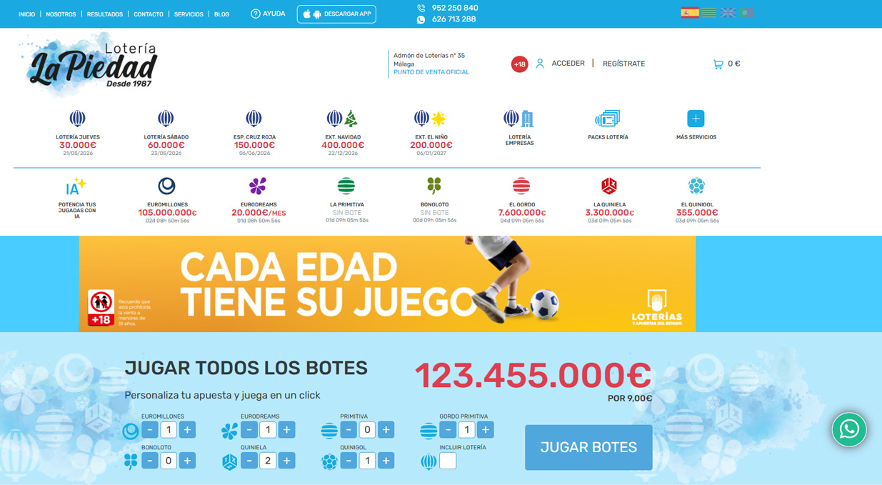 Buscas los próximos Sorteos Extraordinarios de Lotería Nacional o el Bote de Euromillones Buscas los próximos Sorteos Extraordinarios de Lotería Nacional o el Bote de Euromillones