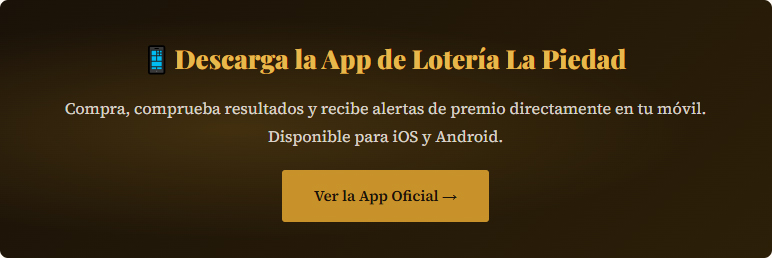 Descarga la App de Lotería La Piedad