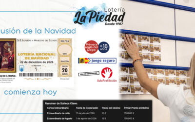 Lotería Nacional en Verano 2026: Novedades, Próximos Sorteos y Preventa de Navidad