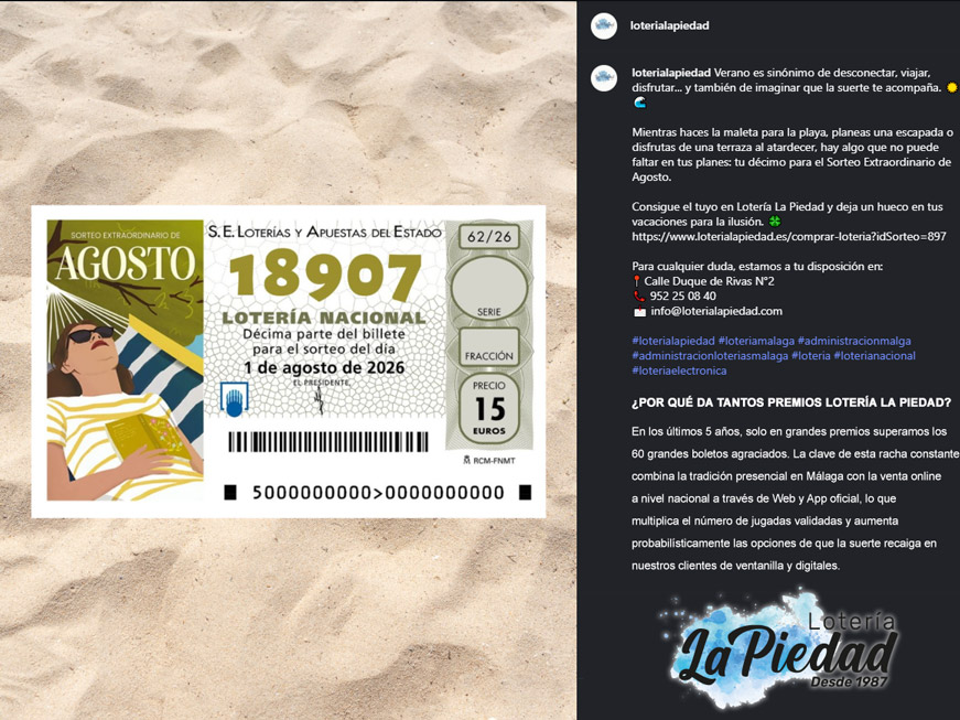 Loteria de verano 2026