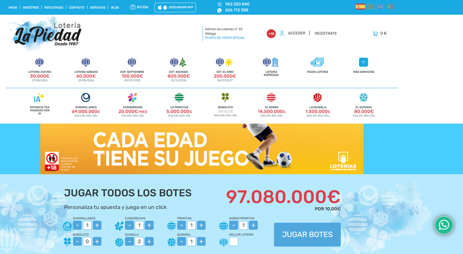 Dónde y cómo comprar Lotería Online Segura y sin comisiones | Lotería La Piedad