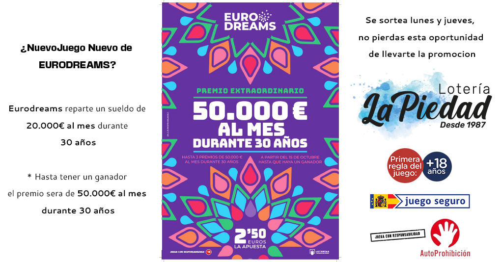 Guía EuroDreams: Cómo optar al sueldo récord de 50.000 € al mes durante 30 años en 2026